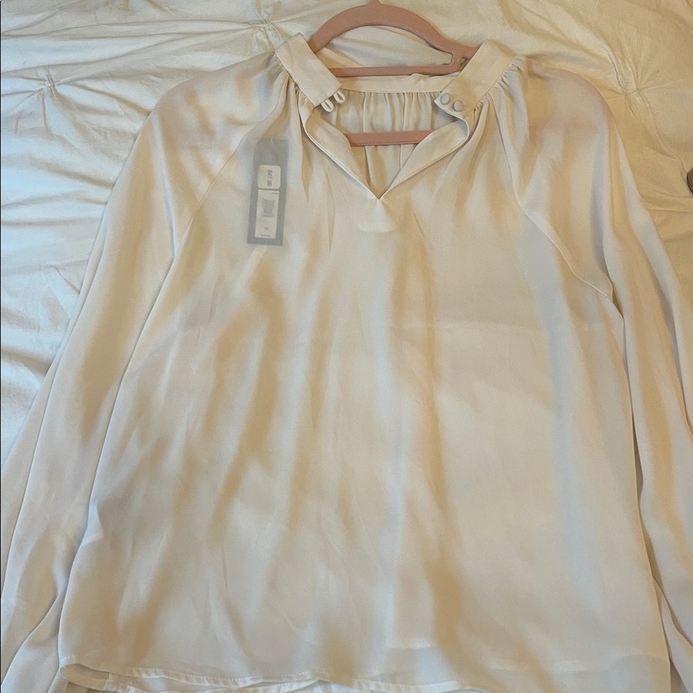 Banana Republic Cream Blouse